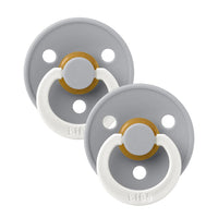 BIBS Colour Natural Rubber Latex Pacifier 2-Pack | Size 3 (18+ Months)