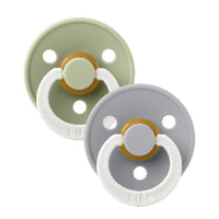 BIBS Colour Natural Rubber Latex Pacifier 2-Pack | Size 3 (18+ Months)