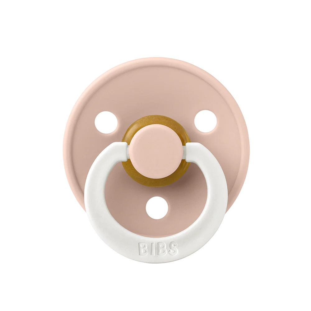 BIBS Colour Natural Rubber Latex Pacifier | Size 1 (0-6 Months)