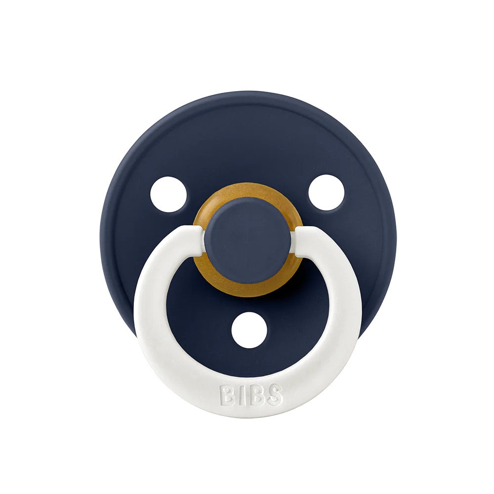BIBS Colour Natural Rubber Latex Pacifier | Size 1 (0-6 Months)