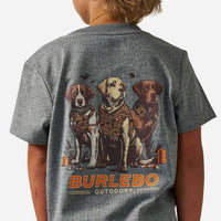 Burlebo Youth Short Sleeve Tee | Dark Heather Grey