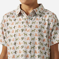 Burlebo Youth Performance Polo | Mallard Duck Dog