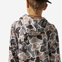 Burlebo Youth Performance Hoodie | Mallard Mayhem Camo