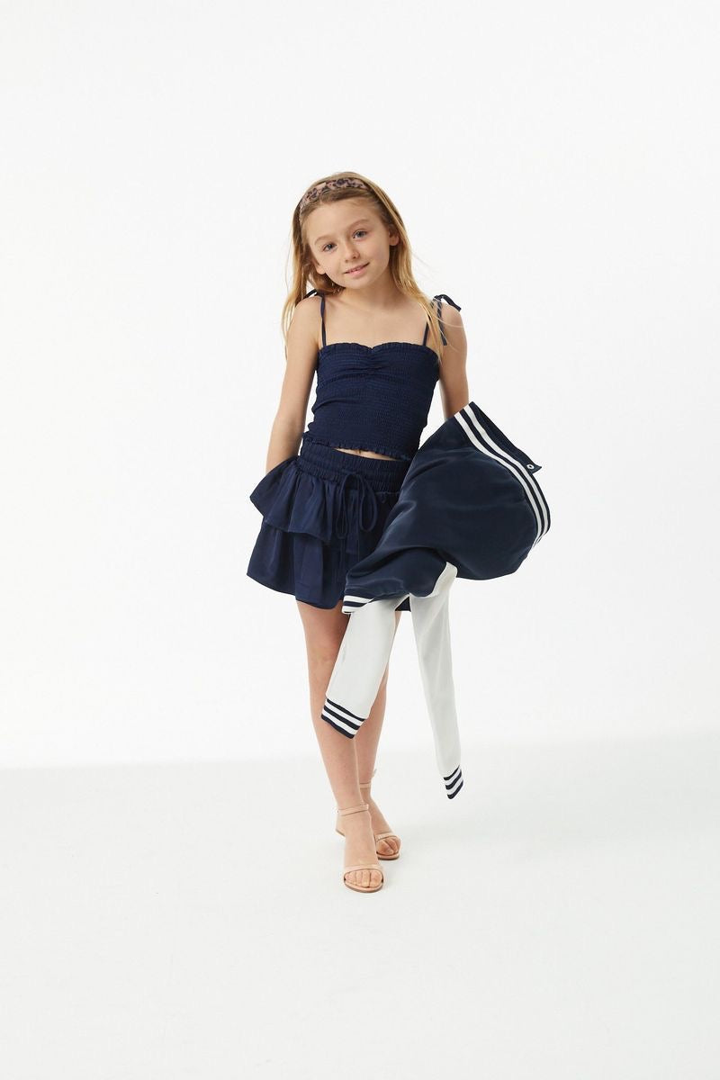 Theme Willow Satin Navy Skort