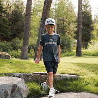 Burlebo Youth Go To Tee | Gun Metal Grey & Gauge Camo