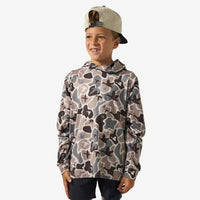 Burlebo Youth Performance Hoodie | Mallard Mayhem Camo