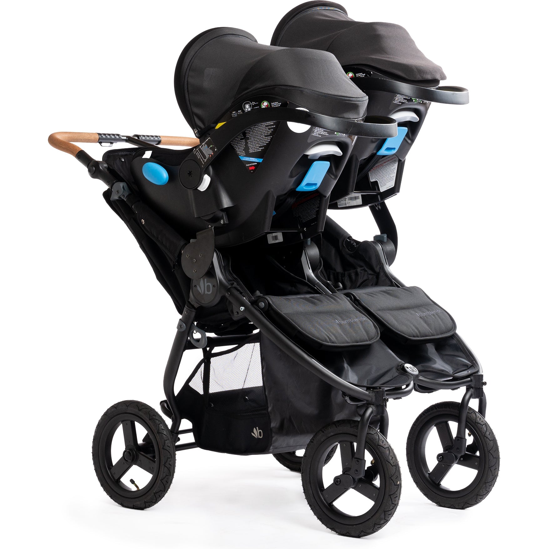 Bumbleride Indie Twin Car Seat Adapter, Set | Clek / Cybex / Nuna / Maxi Cosi