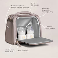 Jujube Insulated Bottle Bag | Taupe