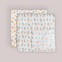 Jujube 2-Pack Square Swaddle Blanket Set | Howdy Partner Blue