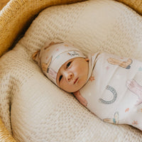 Copper Pearl Knit Swaddle Blanket | Cheyenne