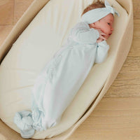 Copper Pearl Newborn Knotted Gown | Air