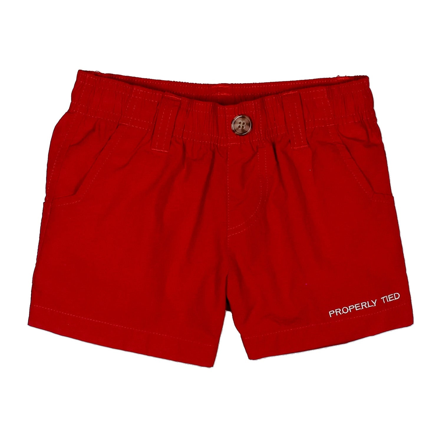 Properly Tied Boys Mallard Short | Crimson