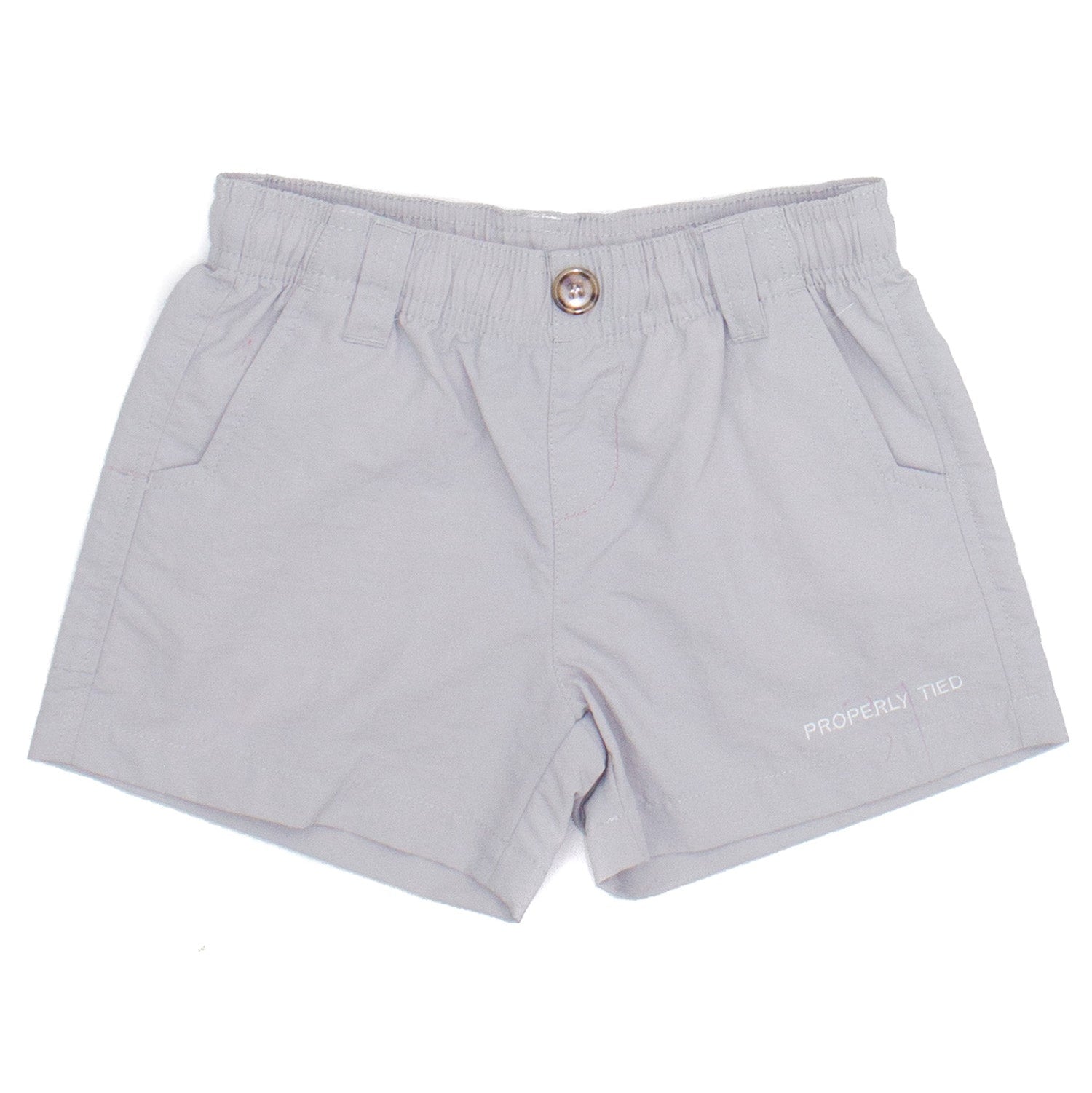 Properly Tied Boys Mallard Short | Light Grey