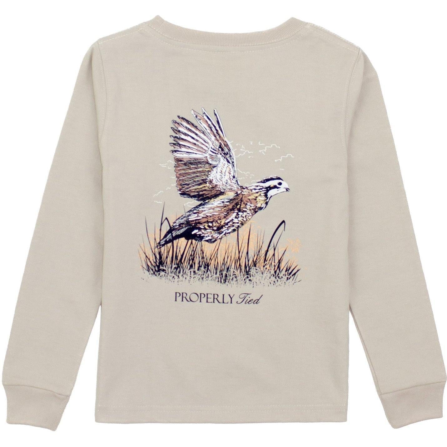 Properly Tied Boys Quail Long Sleeve