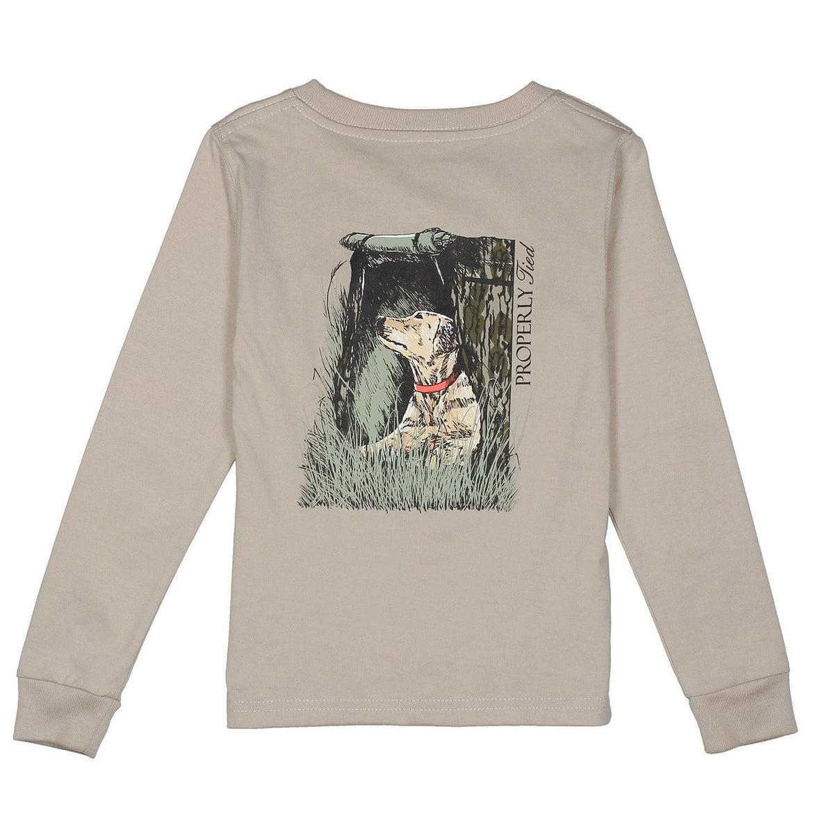 Properly Tied Boys Mossy Oak Lab Long Sleeve | Linen