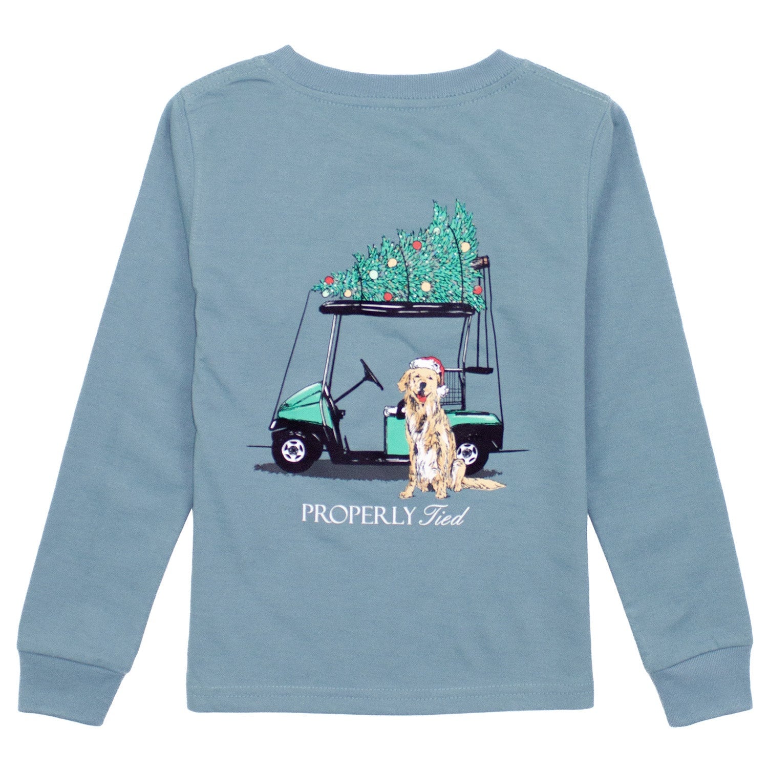 Properly Tied Boys Santa's Caddy Long Sleeve