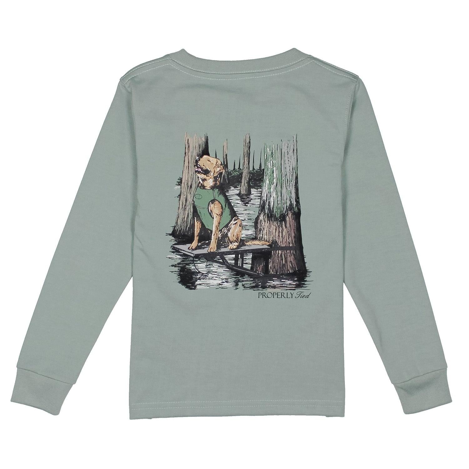 Properly Tied Boys Retrieval Ready Long Sleeve | Fog