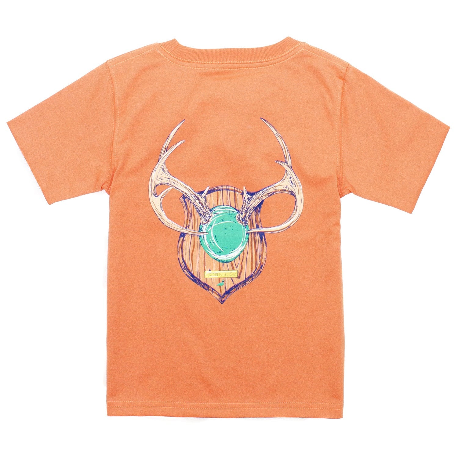 Properly Tied Boys Antler Mount Short Sleeve