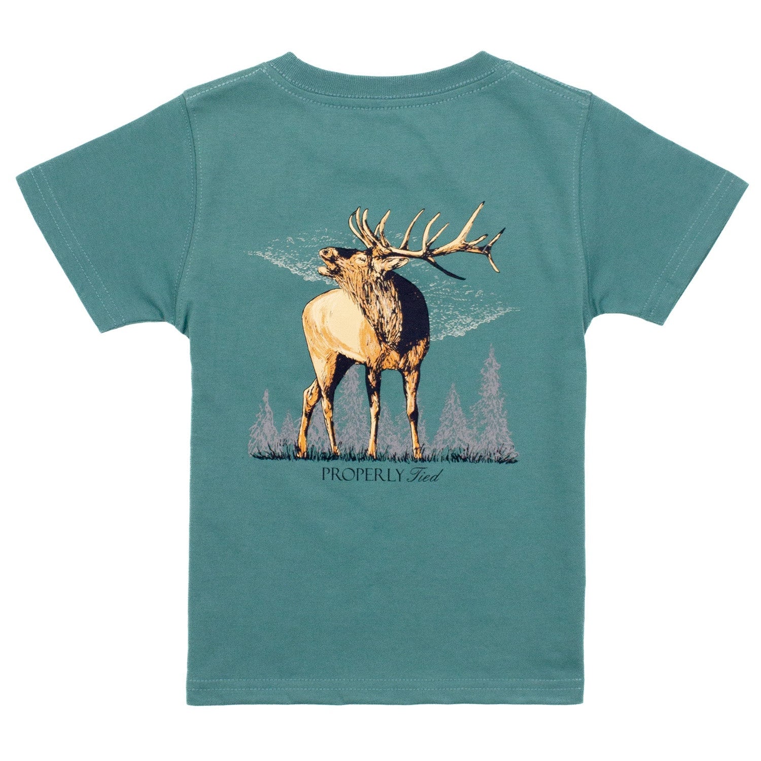 Properly Tied Boys Elk Short Sleeve