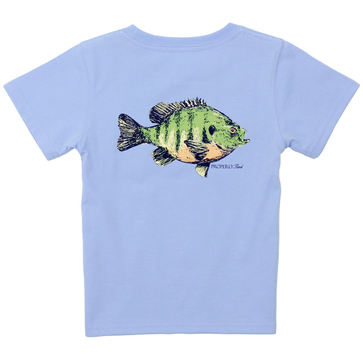 Properly Tied Boys Short Sleeve Tee Blue Gill | Light Blue