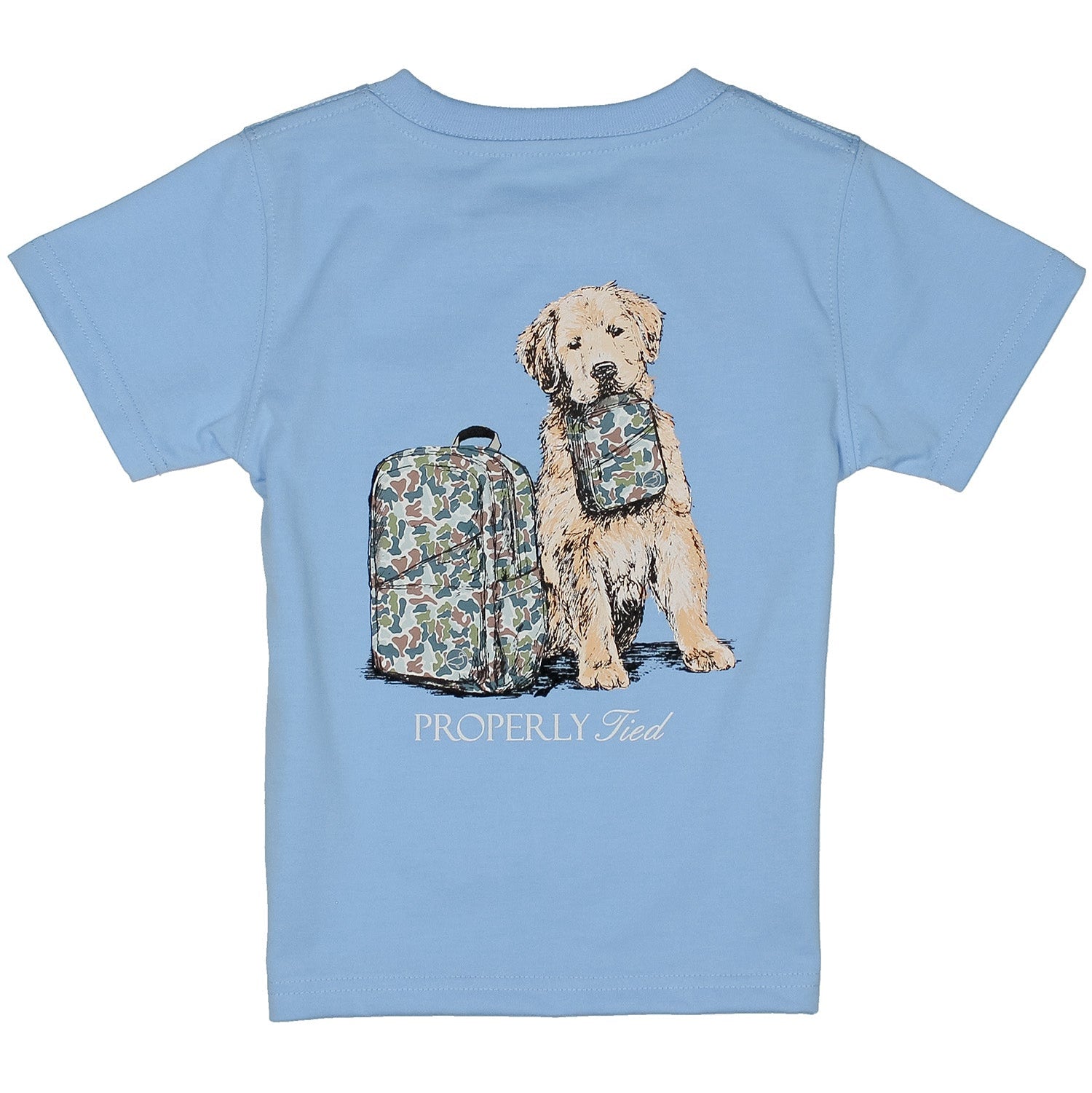 Properly Tied Boys Study Buddy SS | Light Blue