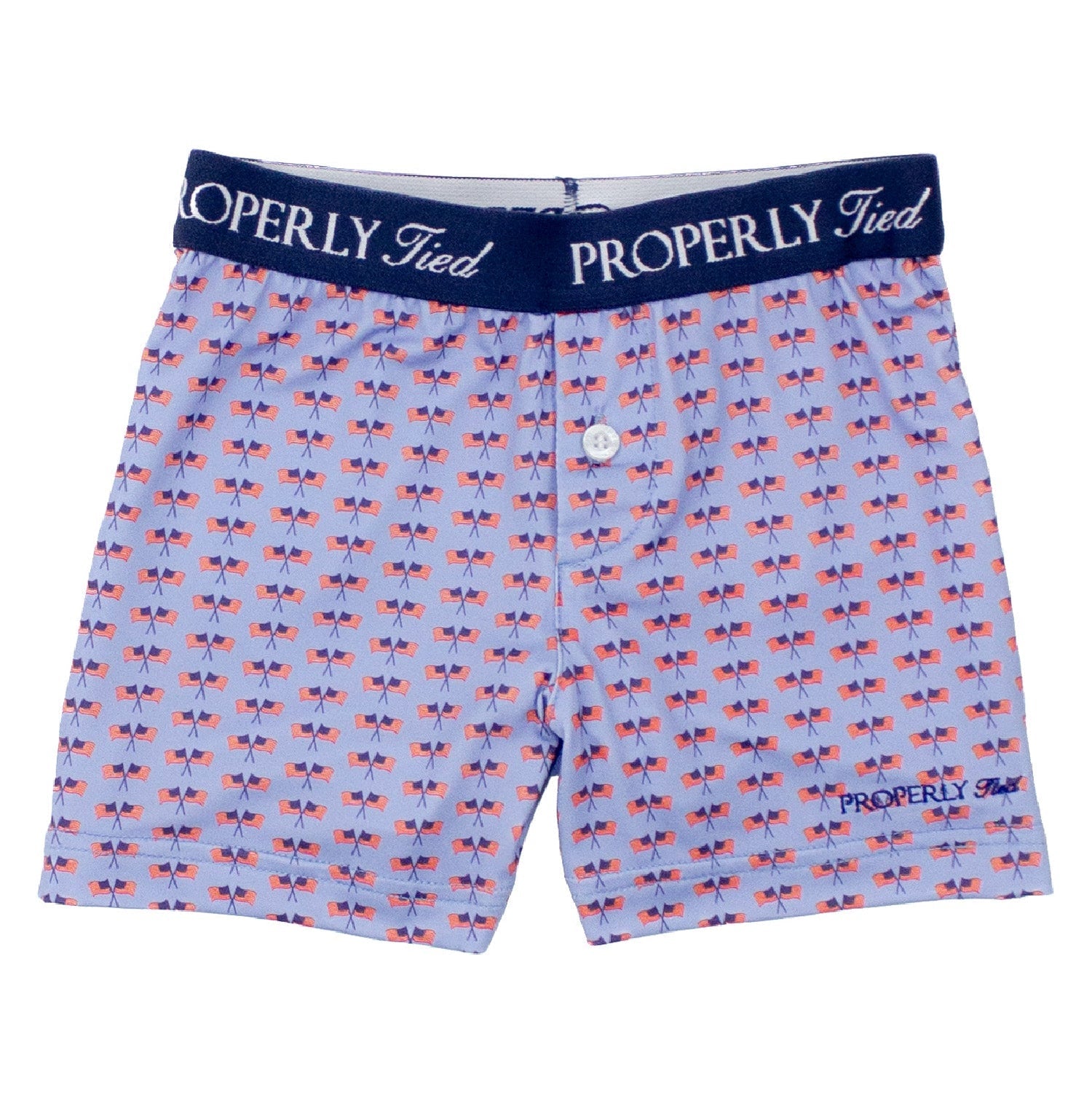 Properly Tied Boys Inlet Boxer | Freedom Flag