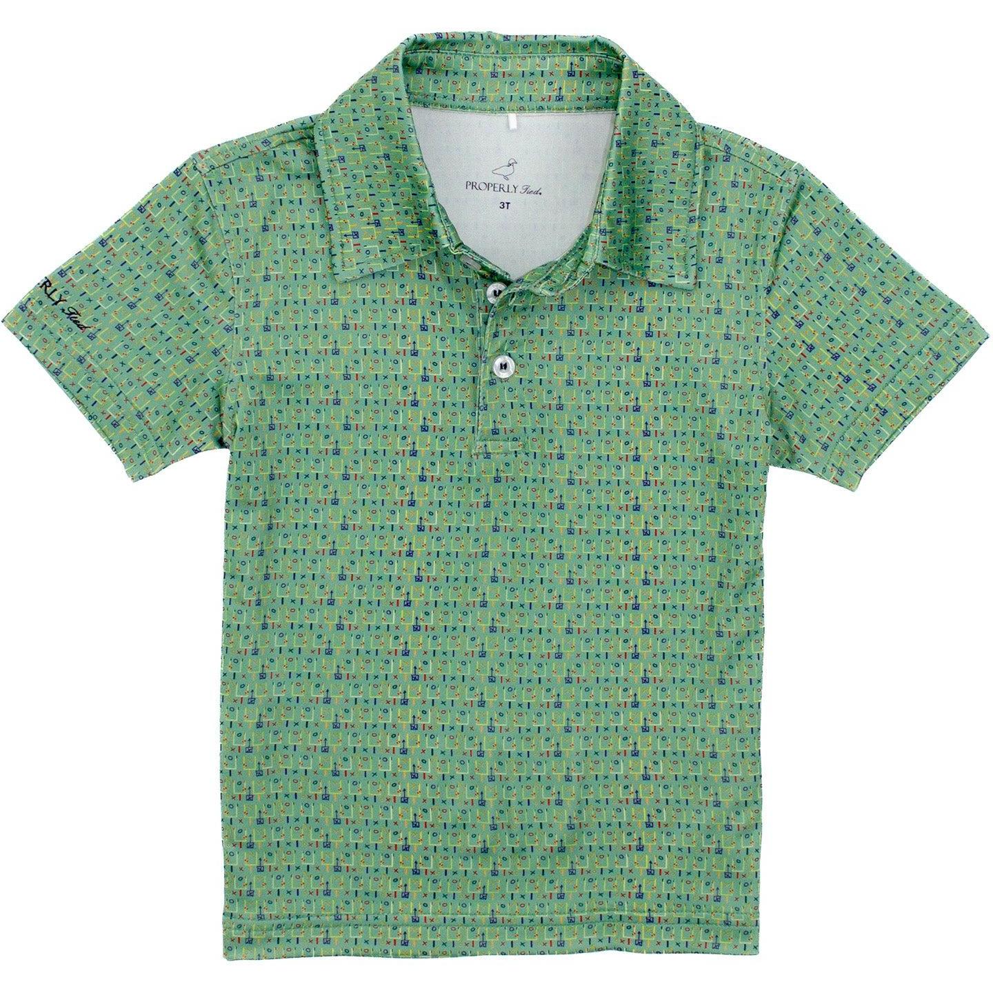 Properly Tied Boys Inlet Polo Football