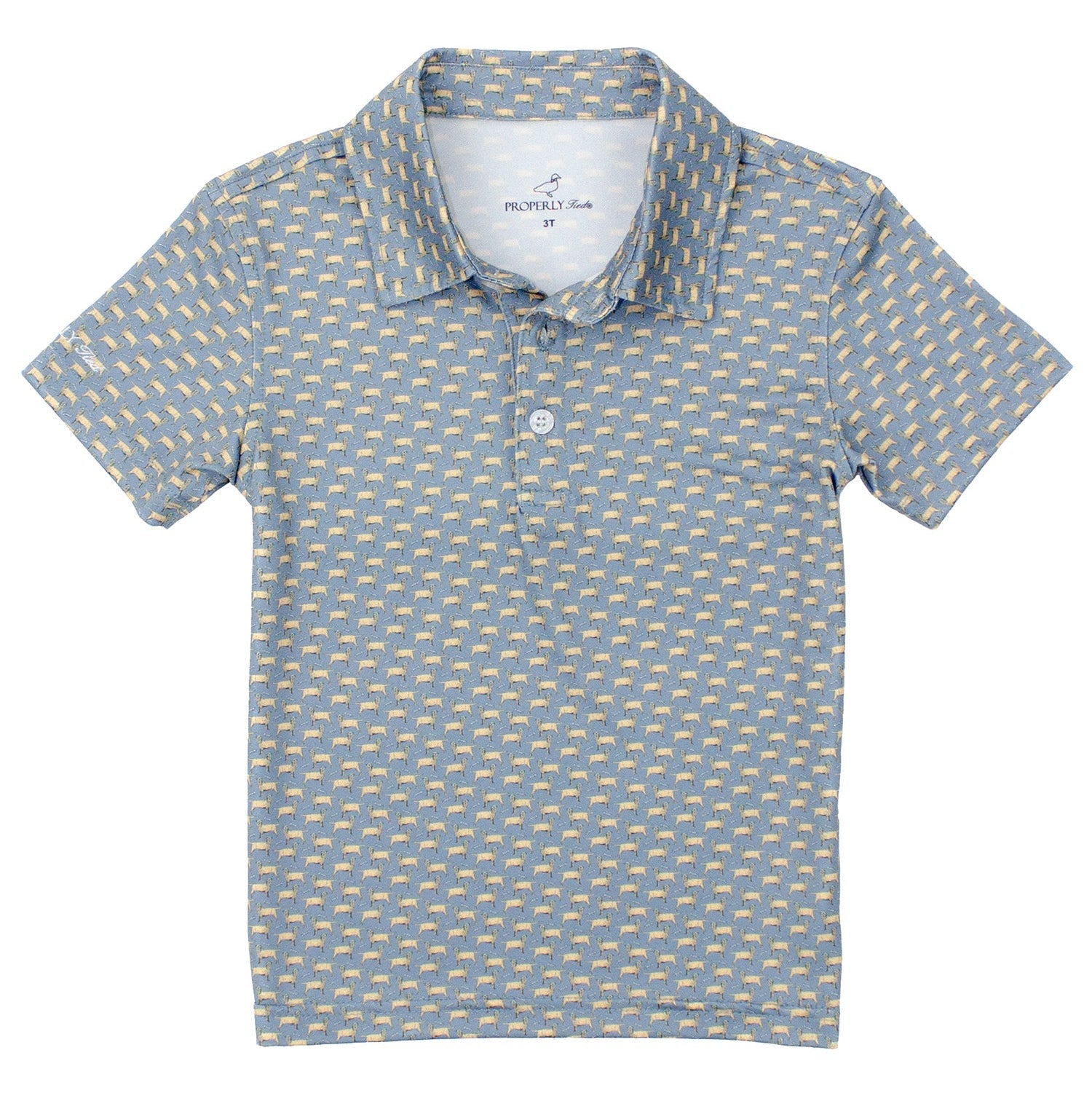 Properly Tied Boys Inlet Polo | Up Dog