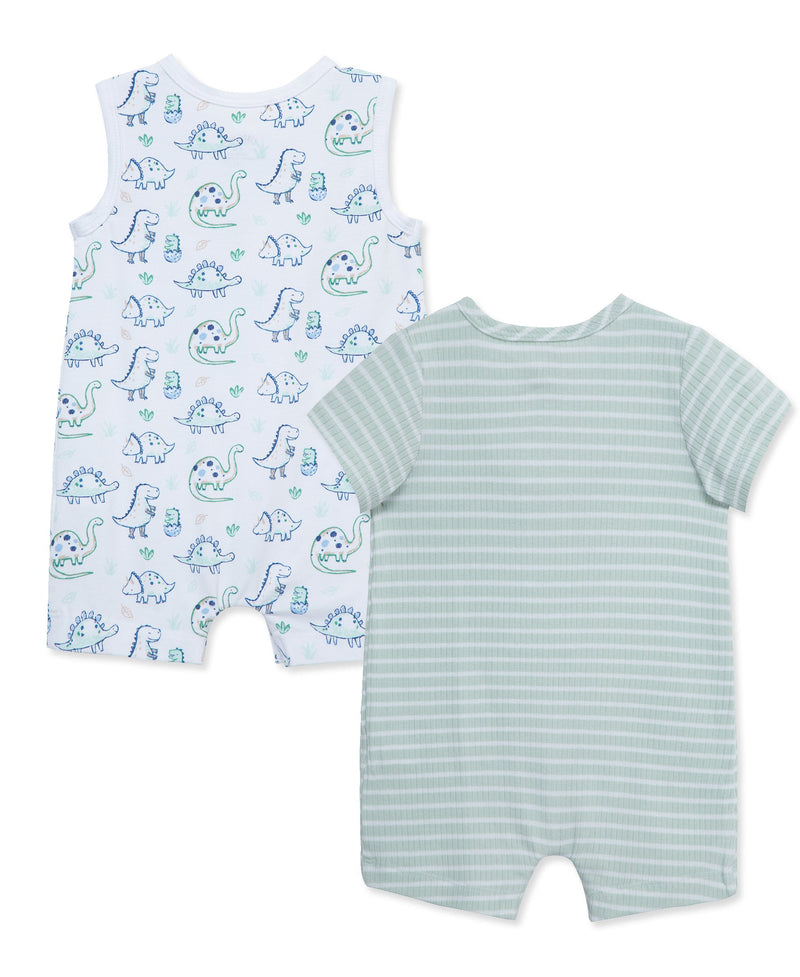 Little Me Dino Rompers (2-Pack)