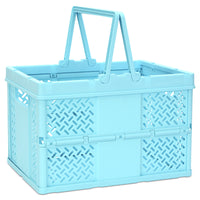 Iscream Large Blue Foldable Storage Crate