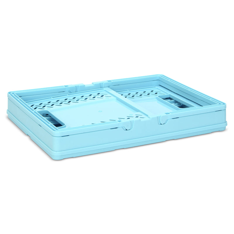 Iscream Large Blue Foldable Storage Crate