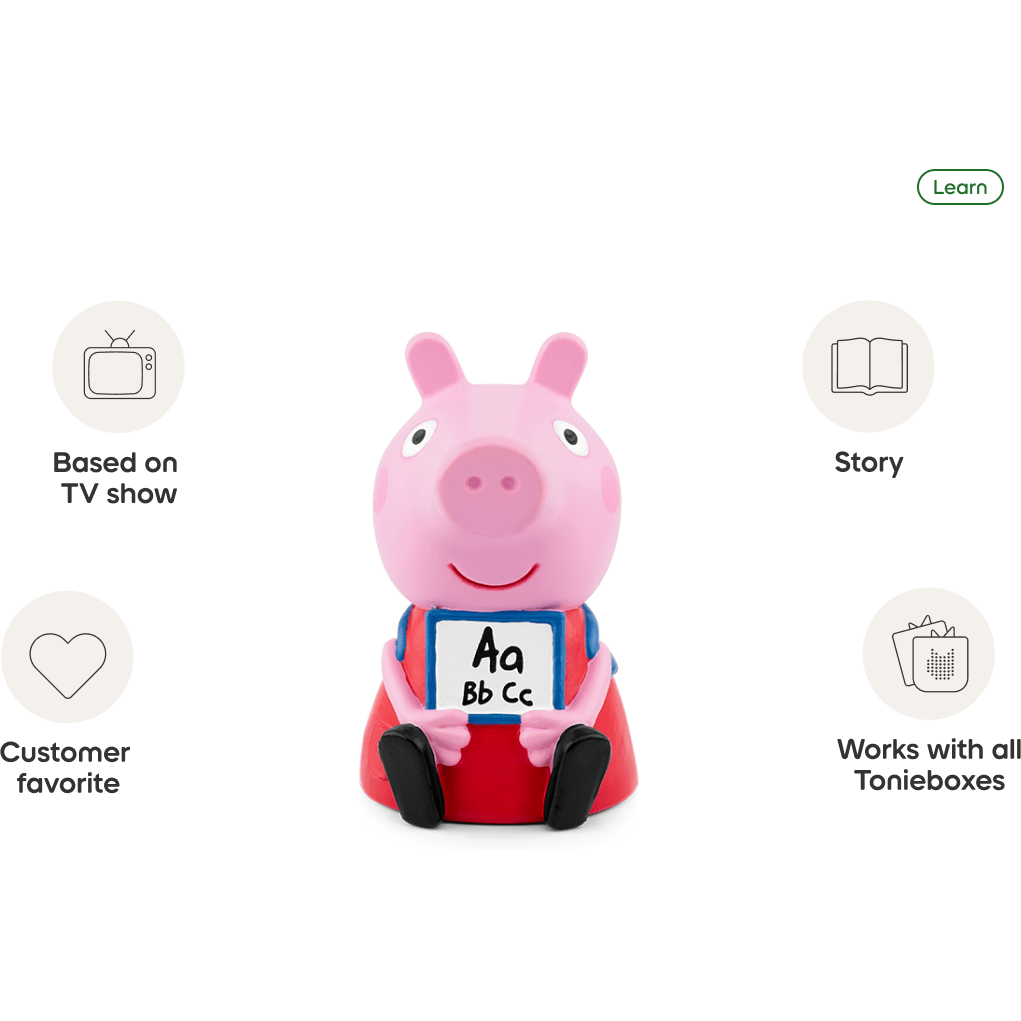 Tonies Peppa Pig: Learn with Peppa Tonie