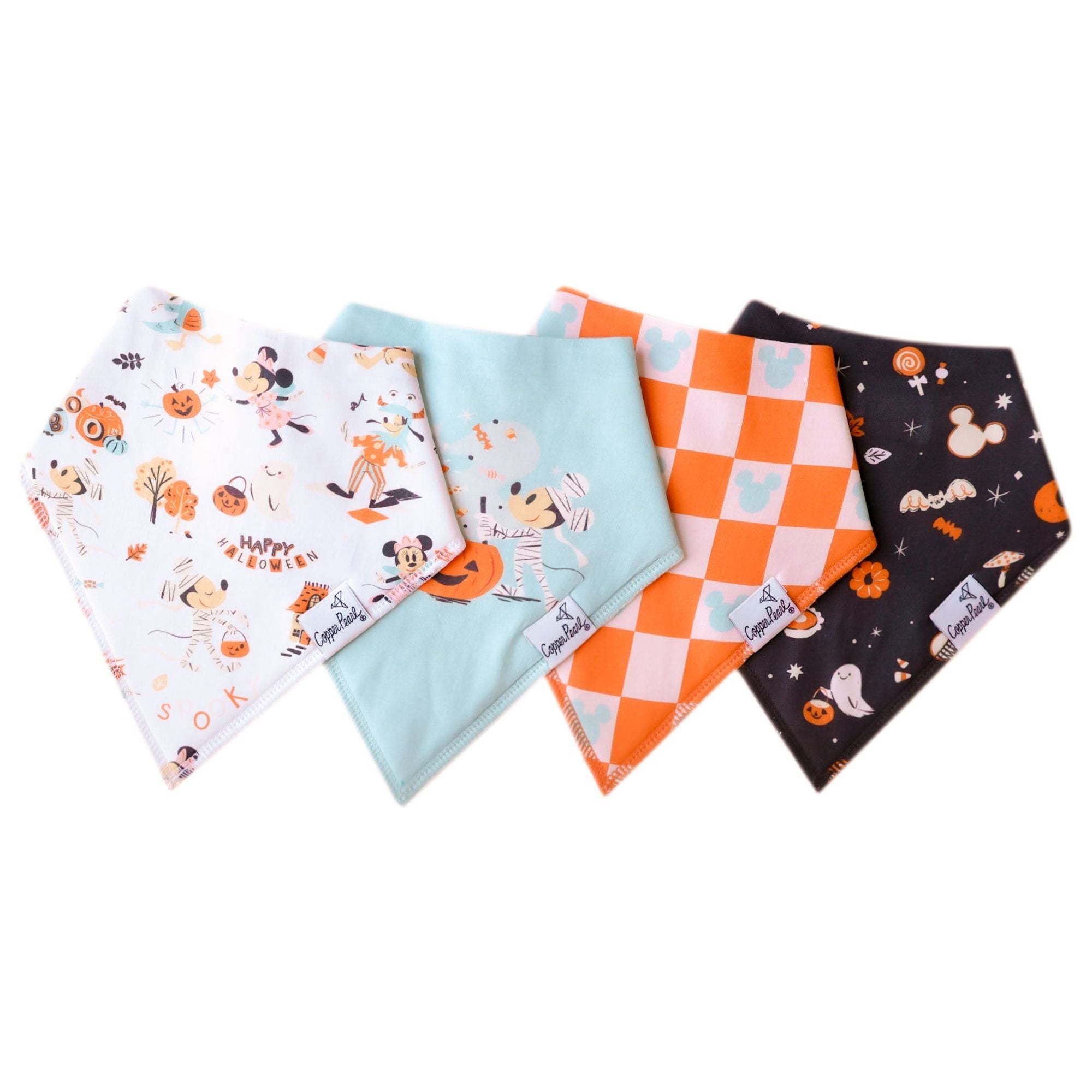 Copper Pearl Baby Bandana Bibs | Mickey Mouse's Boo Bash