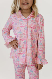 In My Jammers Birthday Girl Girls' Long Sleeve Ruffle Flare Set - Baby Biz