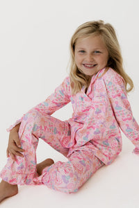 In My Jammers Birthday Girl Girls' Long Sleeve Ruffle Flare Set - Baby Biz