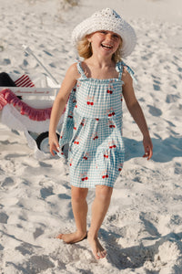 In My Jammers Little Cherry Tier Twirl Dress
