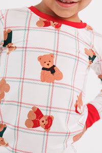 In My Jammers Cozy Christmas Bears Two Piece Set