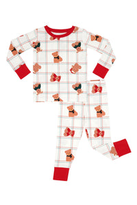 In My Jammers Cozy Christmas Bears Two Piece Set