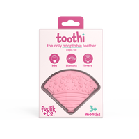 Frolik+Co Toothi Dusty Rose Teether