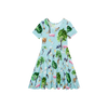 Brayden - Short Sleeve Basic Twirl Dress