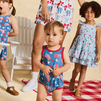Posh Peanut Sam Varsity Romper