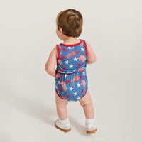 Posh Peanut Sam Varsity Romper