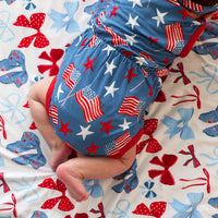 Posh Peanut Sam Varsity Romper