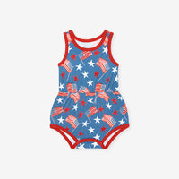 Posh Peanut Sam Varsity Romper