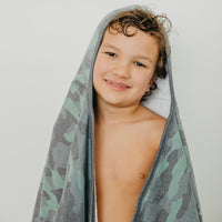 Copper Pearl Premium Big Kid Knit Hooded Towel | Hunter