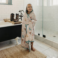 Copper Pearl Premium Big Kid Hooded Towel | Cheyenne