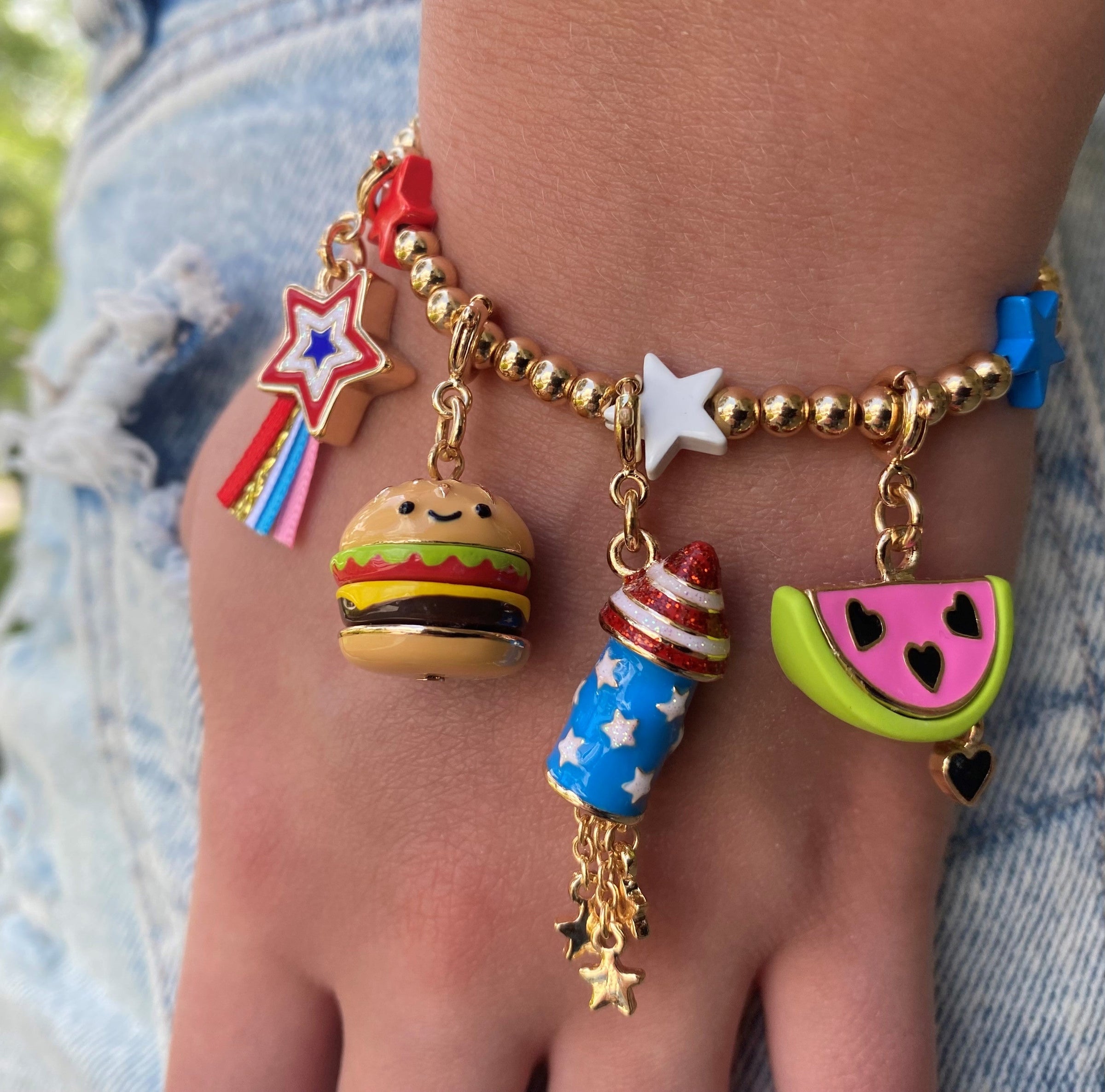 CHARM IT! Gold Watermelon Charm