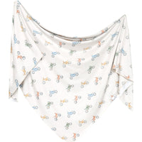 Copper Pearl Knit Swaddle Blanket | Ryder