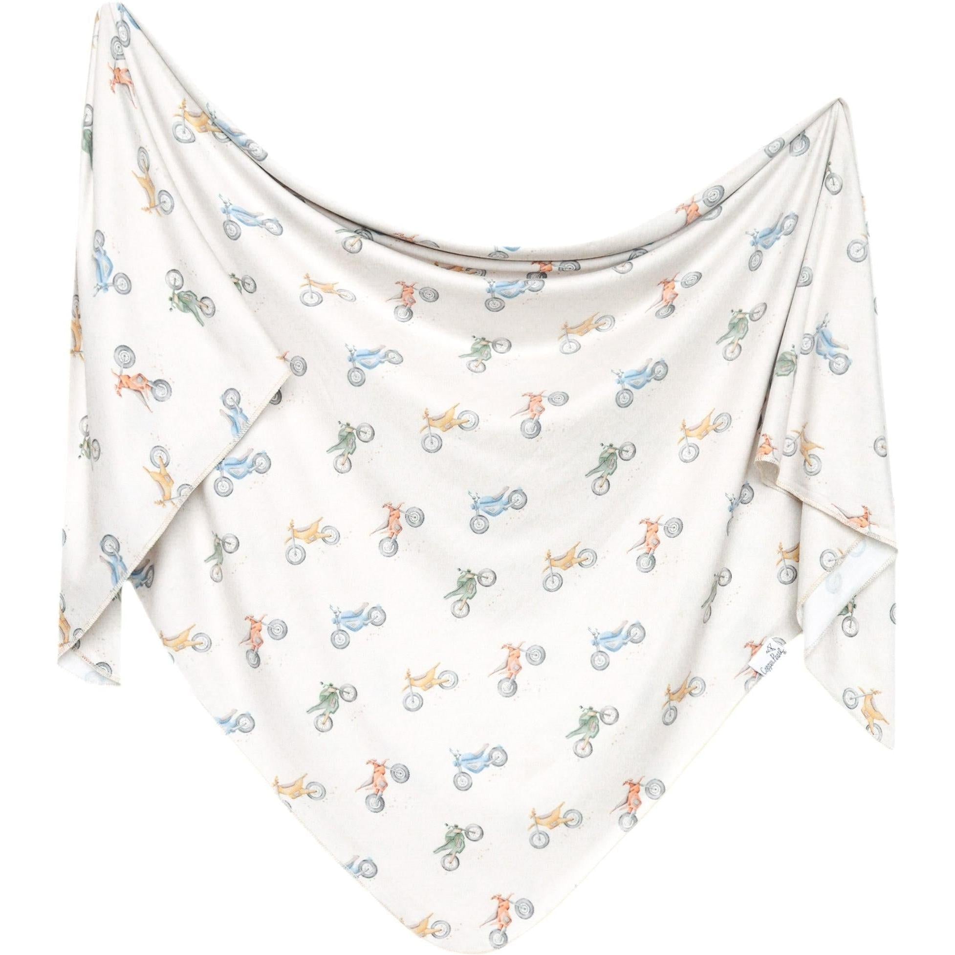 Copper Pearl Knit Swaddle Blanket | Ryder