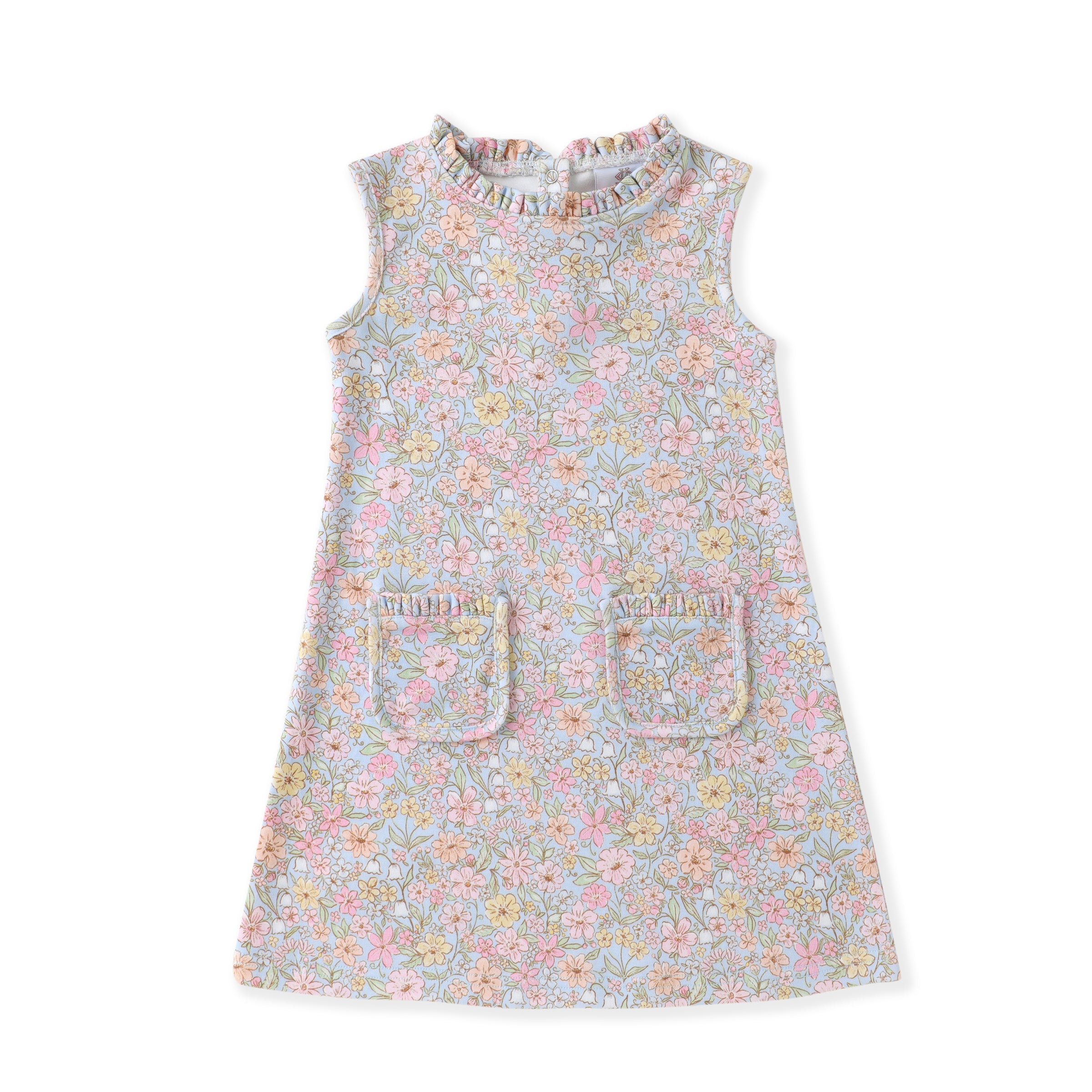 Watercolor Garden Pocket Dress